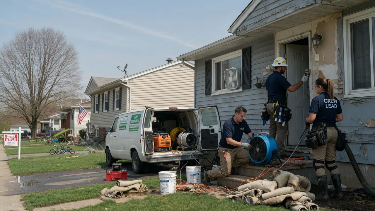 Flood Cleanup in East Waterboro, ME near me